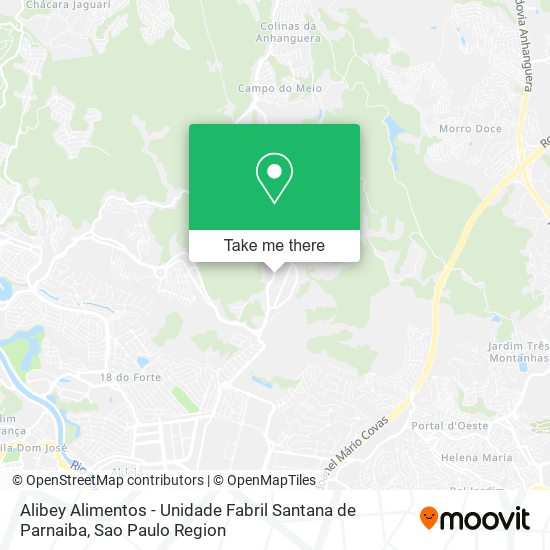 Alibey Alimentos - Unidade Fabril Santana de Parnaiba map