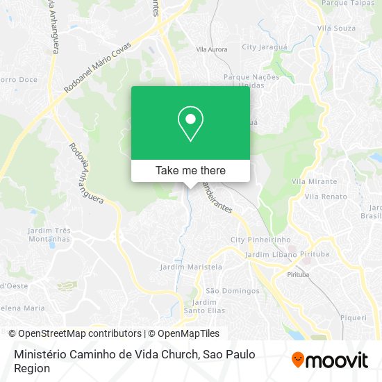Ministério Caminho de Vida Church map