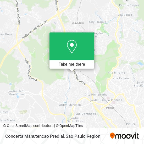 Concerta Manutencao Predial map