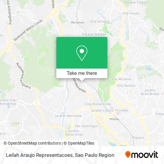 Leilah Araujo Representacoes map