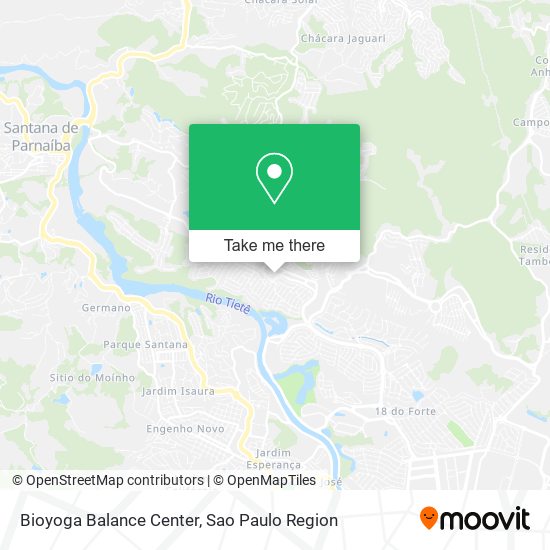 Bioyoga Balance Center map