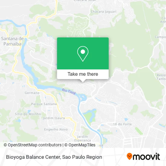 Bioyoga Balance Center map