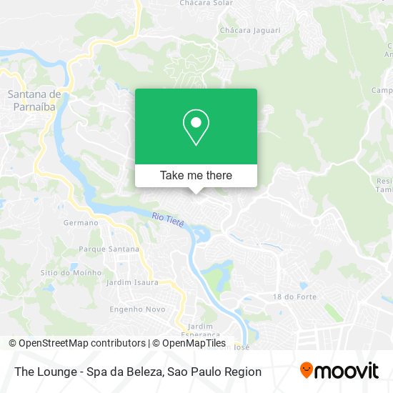 The Lounge - Spa da Beleza map