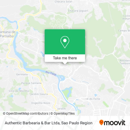 Authentic Barbearia & Bar Ltda map