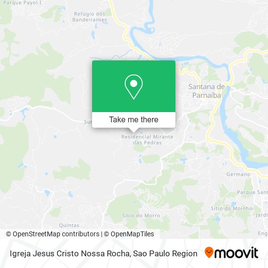 Igreja Jesus Cristo Nossa Rocha map