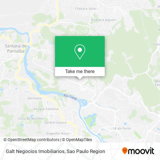 Galt Negocios Imobiliarios map