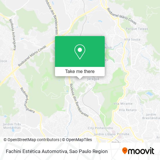 Fachini Estética Automotiva map