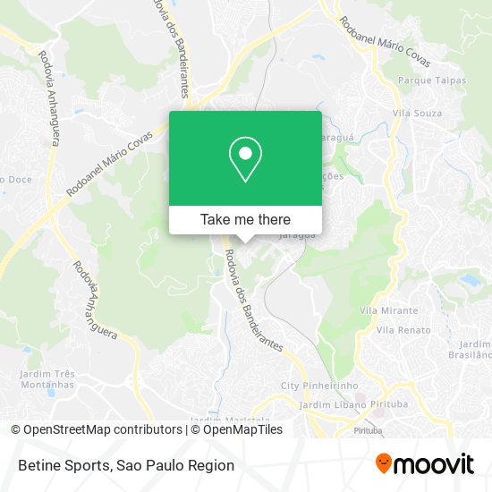 Betine Sports map