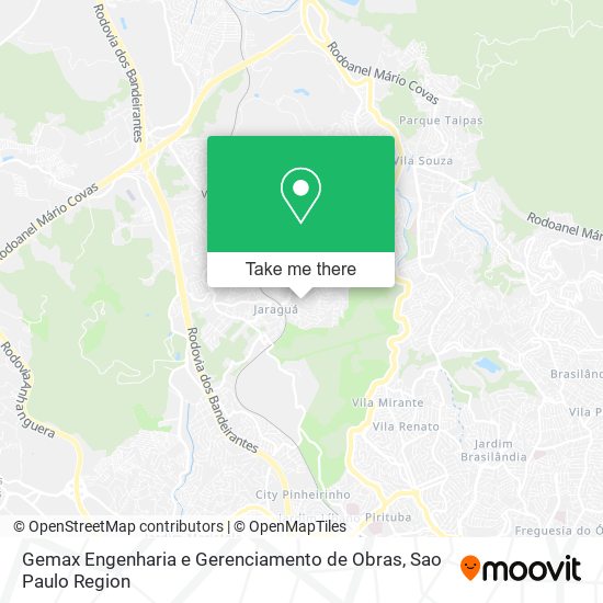 Gemax Engenharia e Gerenciamento de Obras map