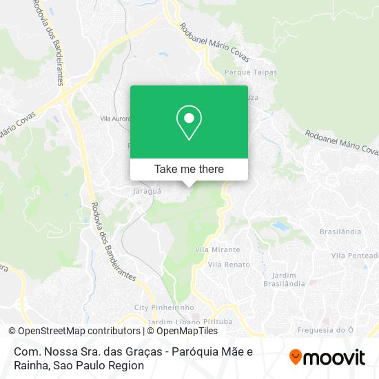 Com. Nossa Sra. das Graças - Paróquia Mãe e Rainha map