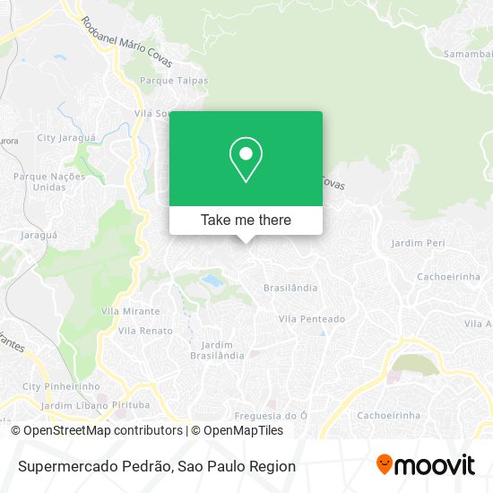 Supermercado Pedrão map