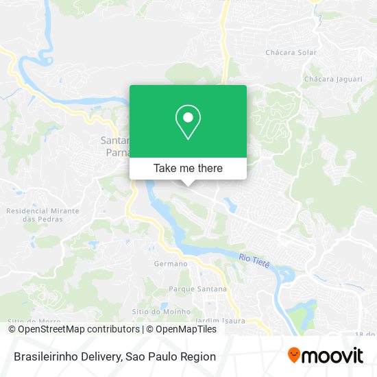 Brasileirinho Delivery map