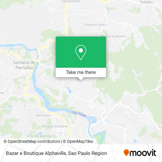Bazar e Boutique Alphaville map
