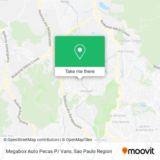 Megabox Auto Pecas P/ Vans map