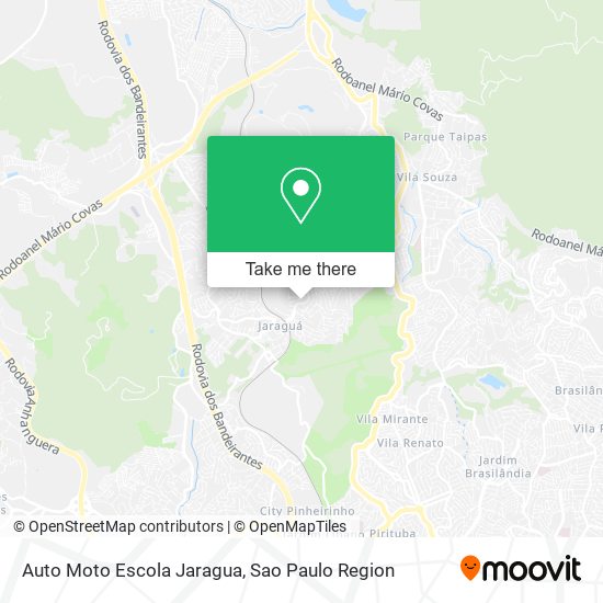 Auto Moto Escola Jaragua map