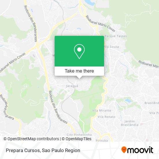 Prepara Cursos map