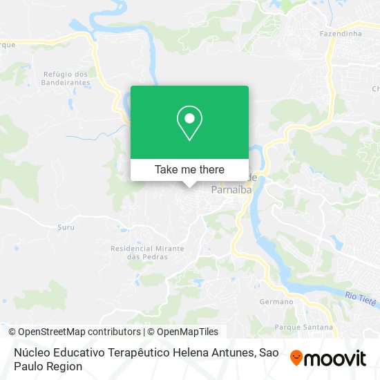 Mapa Núcleo Educativo Terapêutico Helena Antunes