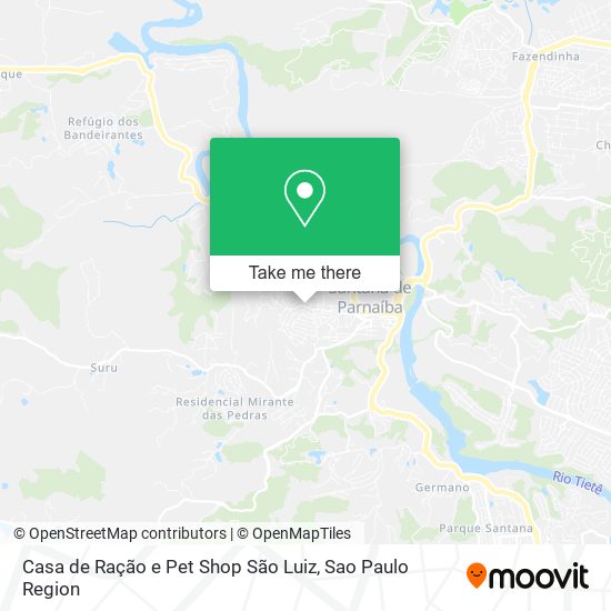 Casa de Ração e Pet Shop São Luiz map