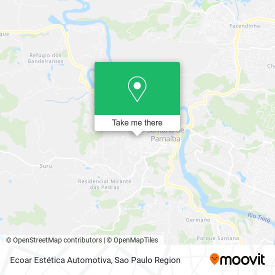 Ecoar Estética Automotiva map