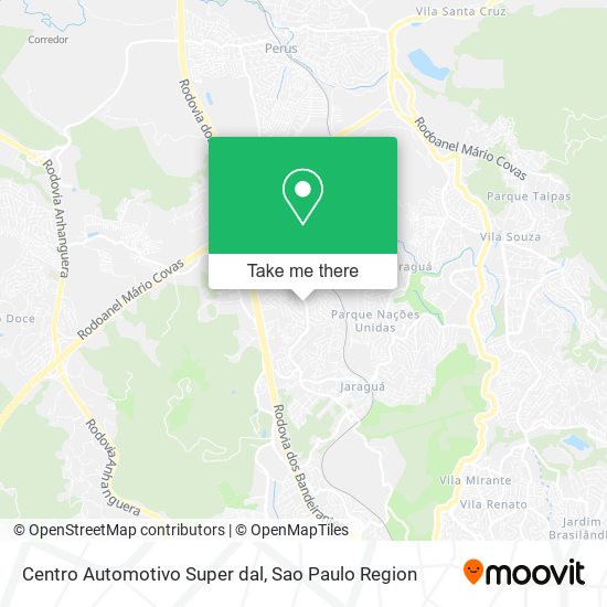 Centro Automotivo Super dal map