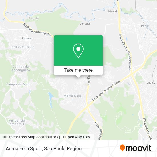 Arena Fera Sport map