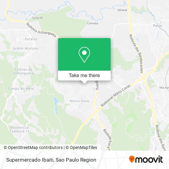 Supermercado Ibaiti map