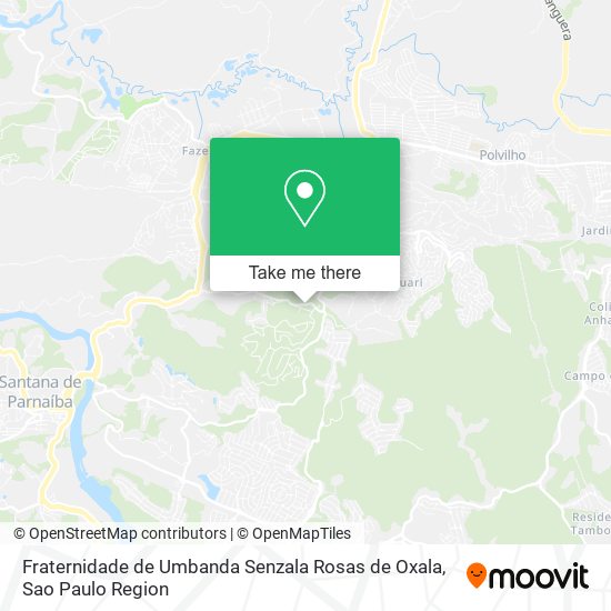 Fraternidade de Umbanda Senzala Rosas de Oxala map