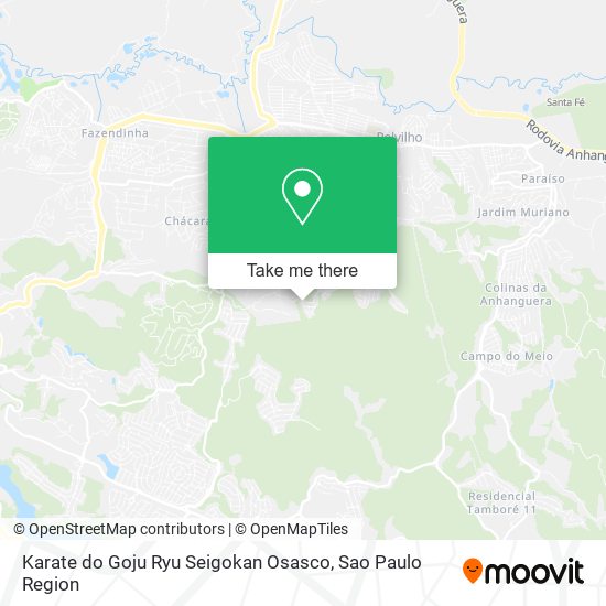 Karate do Goju Ryu Seigokan Osasco map