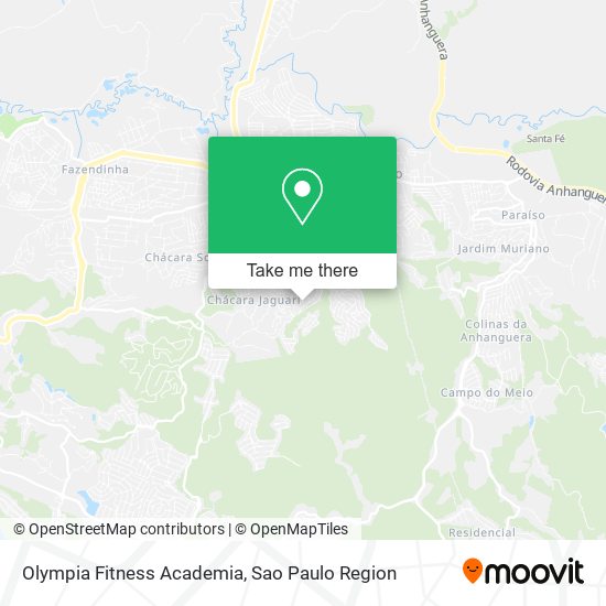 Mapa Olympia Fitness Academia