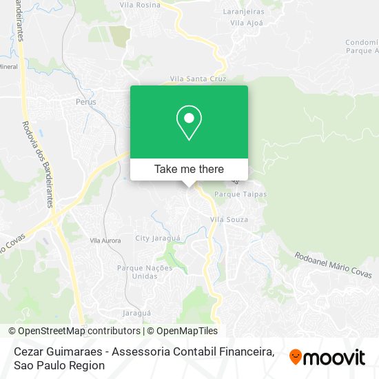 Mapa Cezar Guimaraes - Assessoria Contabil Financeira