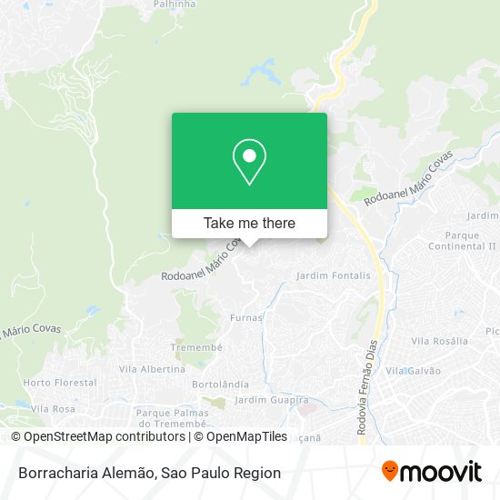 Borracharia Alemão map