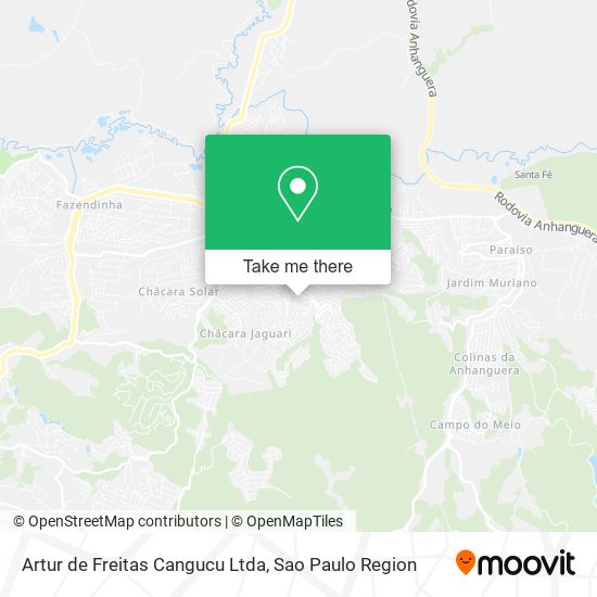 Artur de Freitas Cangucu Ltda map