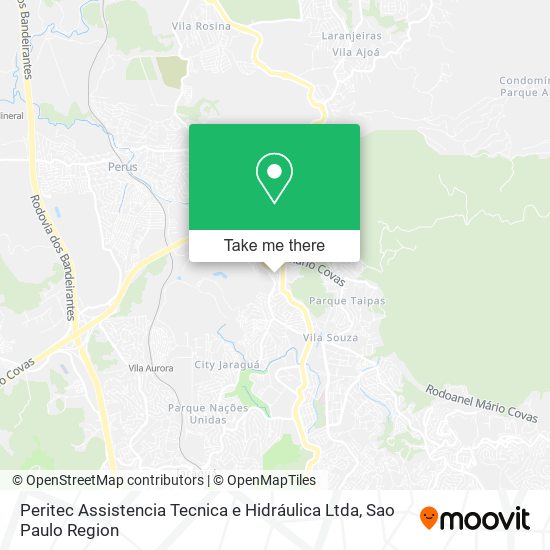 Peritec Assistencia Tecnica e Hidráulica Ltda map