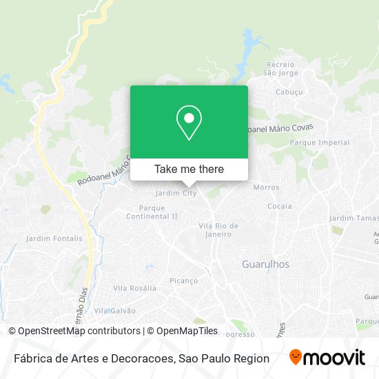 Fábrica de Artes e Decoracoes map