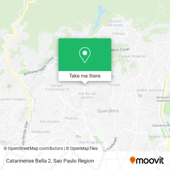Catarinense Bella 2 map