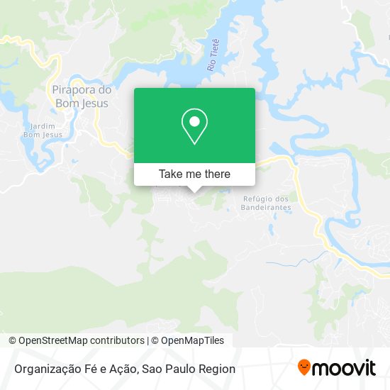 Organização Fé e Ação map