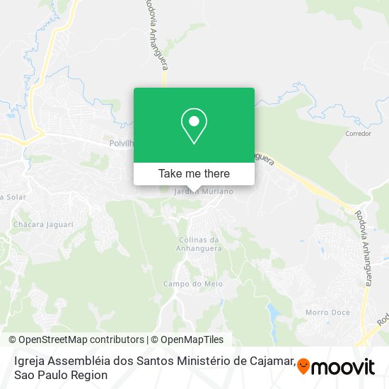 Igreja Assembléia dos Santos Ministério de Cajamar map