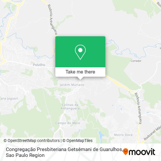 Congregação Presbiteriana Getsêmani de Guarulhos map