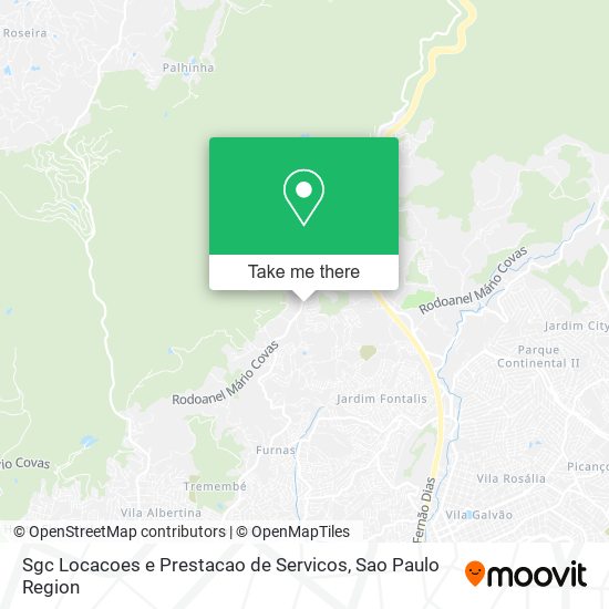 Sgc Locacoes e Prestacao de Servicos map