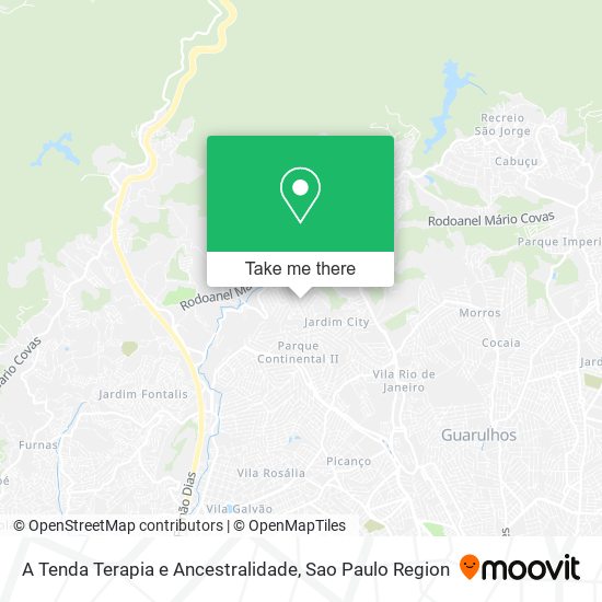 A Tenda Terapia e Ancestralidade map