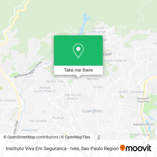 Instituto Viva Em Seguranca - Ives map