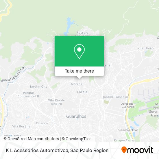 K L Acessórios Automotivoa map