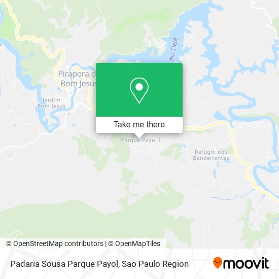 Padaria Sousa Parque Payol map