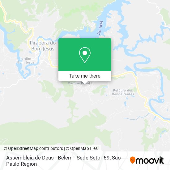 Assembleia de Deus - Belém - Sede Setor 69 map