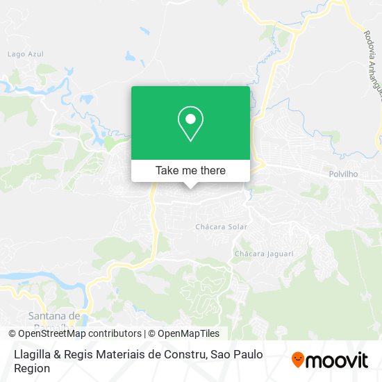 Llagilla & Regis Materiais de Constru map
