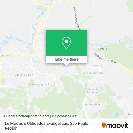 Mapa Le Modas e Utilidades Evangelicas