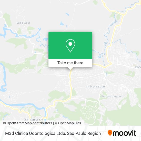 M3d Clínica Odontologica Ltda map