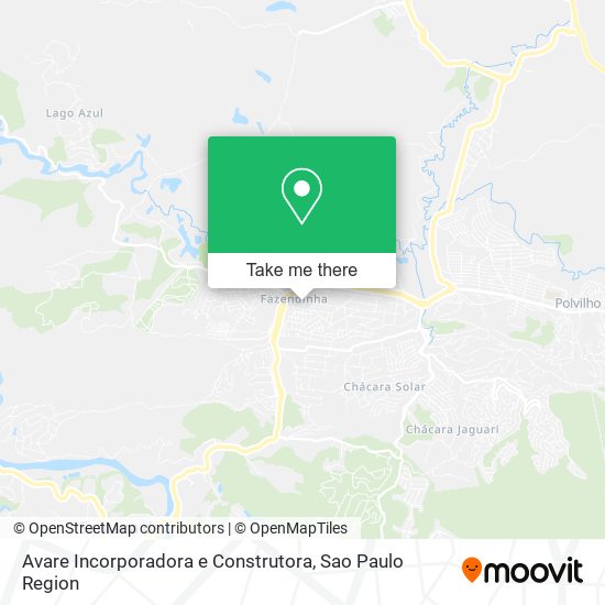 Avare Incorporadora e Construtora map