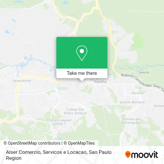 How to Get to Alser Comercio, Servicos e Locacao in Cajamar by Bus?