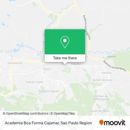 Academia Boa Forma Cajamar map